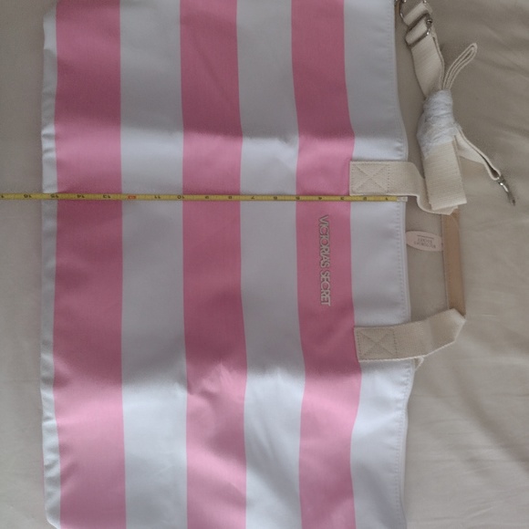 Extra Large Striped Victoria's Secret Tote - Picture 6 of 8